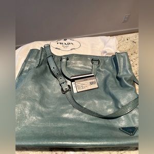 PRADA vitello tote bag